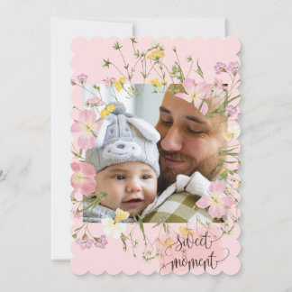 Editable Happy Family Photo Card