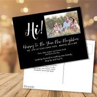 Editable Hi Neighbour,  New Address, intro