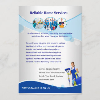 Editable Home Services Flyer Template