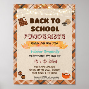 Editable Hot cocoa party flyer Poster