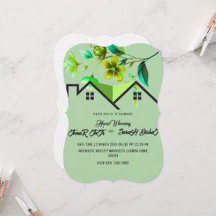 Editable House Warming Invitation, House Warming P Invitation