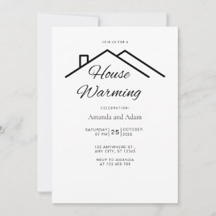 Editable House Warming Invitation Simple Minimalis
