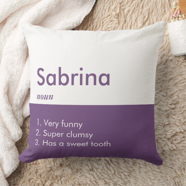 Editable inscription Colour Pillows, Name Pillow (Blanket)