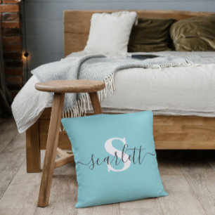 Editable Inscription Name Personalised Colour Cushion