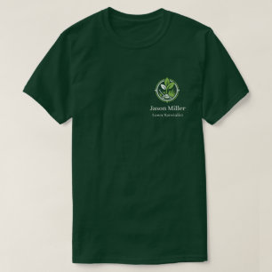Editable Lawn Care Staff Shirt Custom