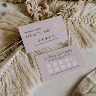 Editable Loyalty Card Template,