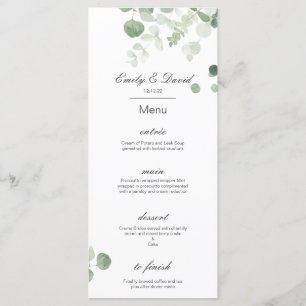Editable Menu, Wedding Menu, Baby Shower, Bridal   Menu