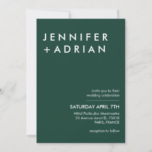 Editable Modern Minimalist Invitation