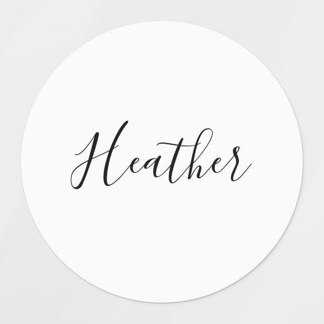 Editable Modern Scrip Text Pattern | Black & White (Design 1)