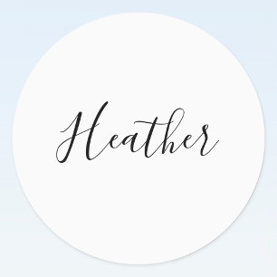 Editable Modern Scrip Text Pattern   Black & White