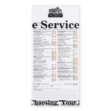 Editable Motorcycle Service Checklist