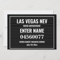 Editable Mugshot Sign Board Template