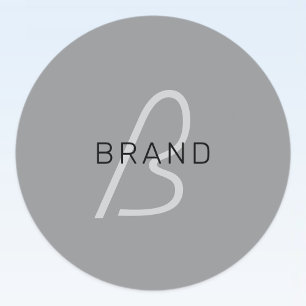 Editable Name or Greeting   Black & Dark Grey