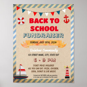 Editable Nautical Teacher Appreciation Week Poster