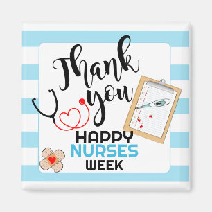 Editable Nurse appreciation week staff gift  Magnet