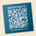 Editable Ocean Blue QR code  Tile<br><div class="desc">Add your website’s URL to create a QR code.</div>