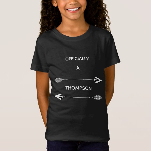 Editable Official Adoption Celebration T-Shirt (Front)