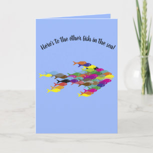 Editable Other Fish In The Sea Happy Divorce Day Card