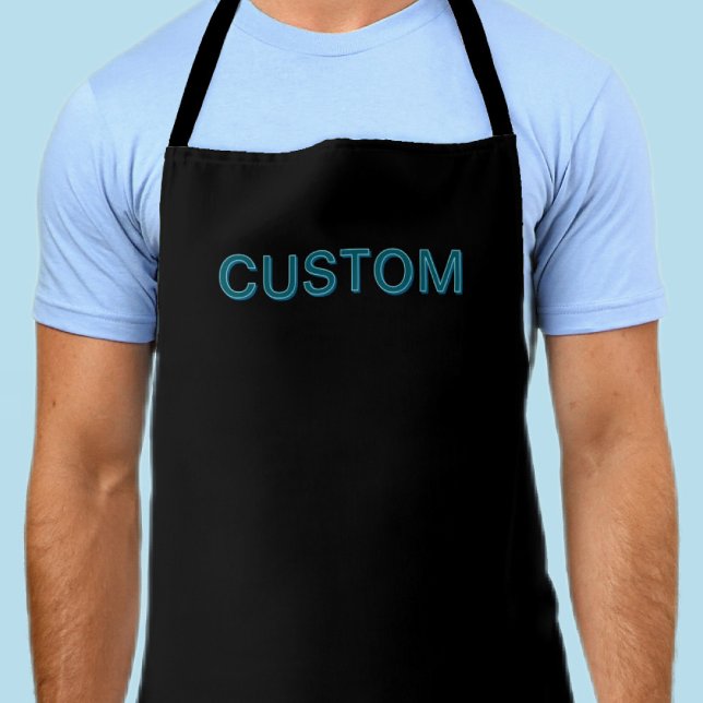 Editable Outlined Lettering w/Drop Shadow  Apron (Creator Uploaded)