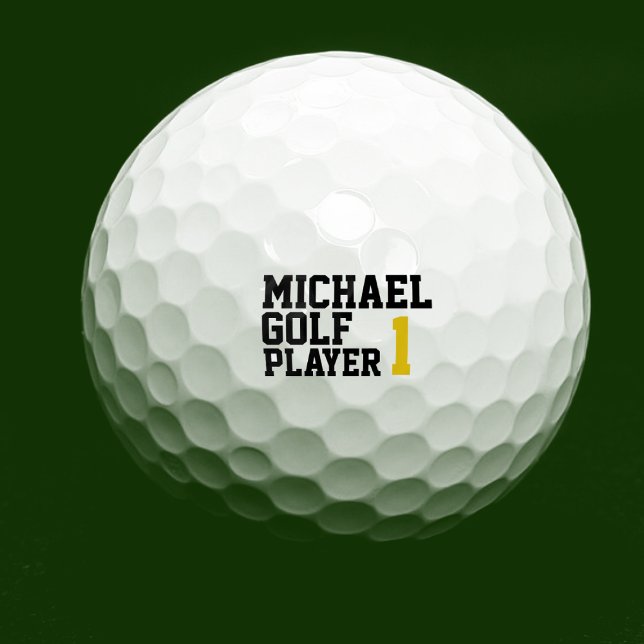 Editable Personalised Name Golf Balls (Creator Uploaded)