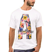 editable photo Alphabet letters A personalised