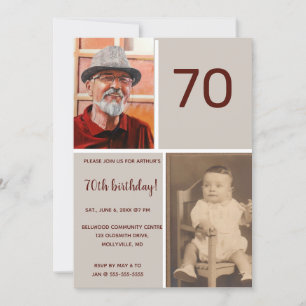Editable Photo Birthday Party Invitation