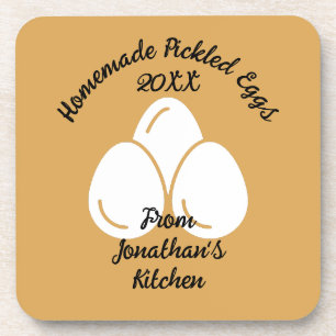 Editable Pickled Eggs Coaster
