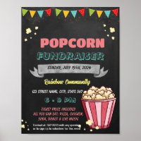 Editable Popcorn Fundraiser template