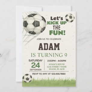 Editable & Printable Sports Party Invite for Kids