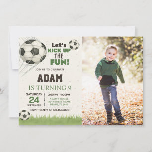 Editable & Printable Sports Party Invite for Kids