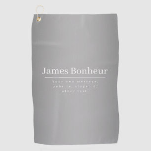 Editable Promotional Template for Business etc. Golf Towel