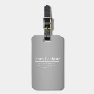 Editable Promotional Template for Business etc. Luggage Tag
