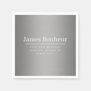 Editable Promotional Template for Business etc. Napkin