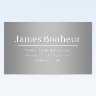 Editable Promotional Template for Business etc. Rectangular Sticker