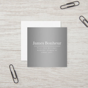 Editable Promotional Template for Business etc. Square Business Card