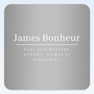 Editable Promotional Template for Business etc. Square Sticker