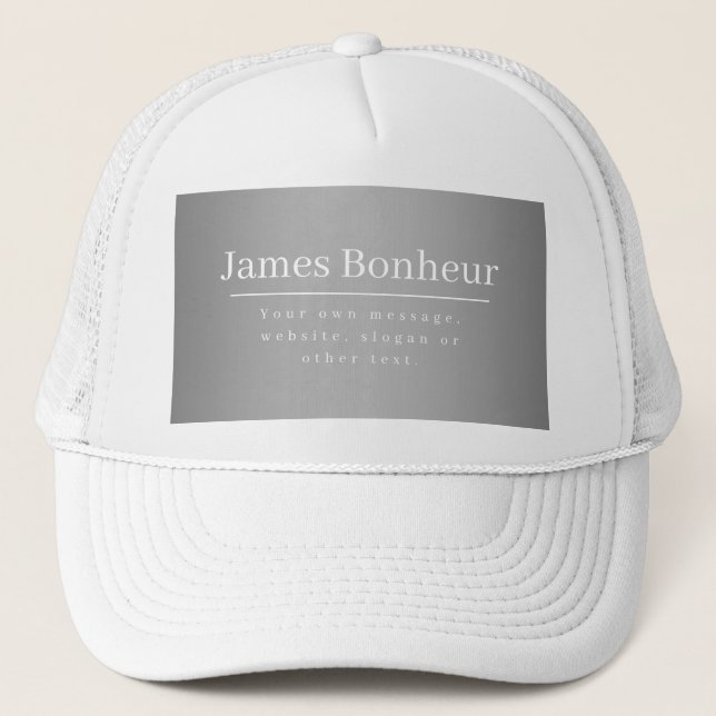 Editable Promotional Template for Business etc. Trucker Hat (Front)