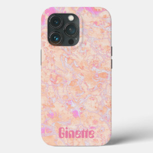Editable Psychedelic Tie-Dye iPhone Case