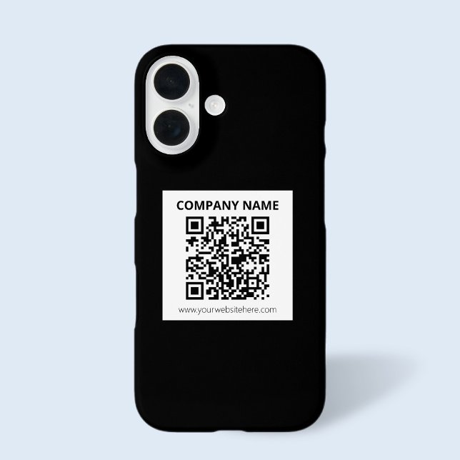Editable QR code & Simple Customisable Design  Case-Mate iPhone Case (Creator Uploaded)