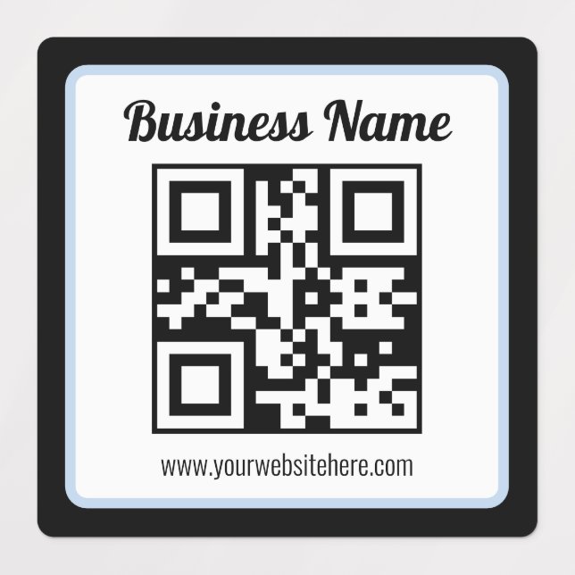 Editable QR code & Text | Waterproof (Design 1)