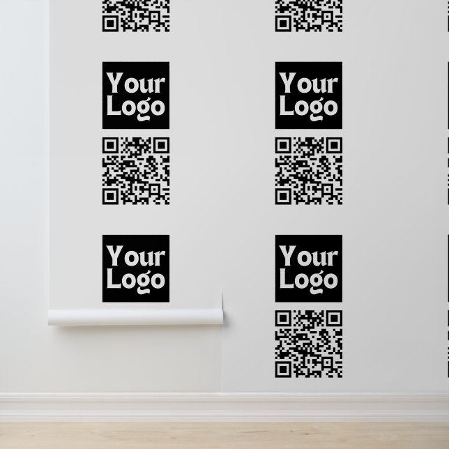 Editable QR code & Your Business Logo or Image Wallpaper (Application)
