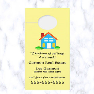 Editable Real Estate Door Hanger