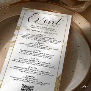 Editable Recognition Event Program Invitation