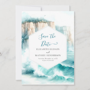 Editable Rustic Nautical Wedding  Save The Date