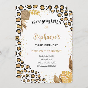 Editable Safari Birthday Invitation