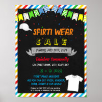 Editable School Spirit Wear Flyer Printable