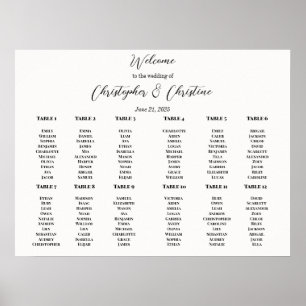 Editable Seating Chart