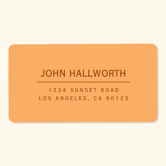 Editable Simple Return Label (Creator Uploaded)