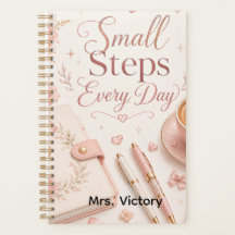 Editable Small Steps Every Day Motivational