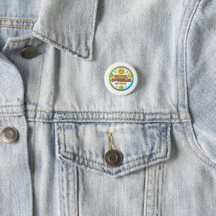 Editable Smiley Face School Counsellor Sign   Brig 3 Cm Round Badge